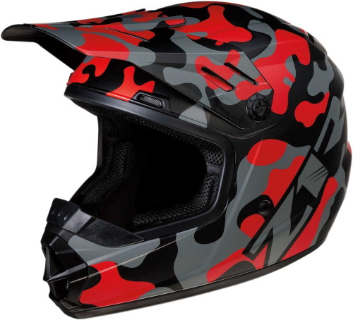 Z1R - Z1R Rise Ascend Graphic Youth Helmet - 0111-1266 - Camo/Red - Large