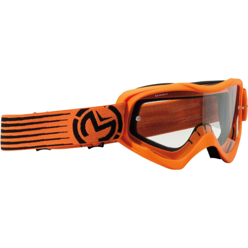 Moose Racing - Moose Racing Qualifier Youth Slash Goggles - 2601-2128 - Orange/Black/Clear Lens