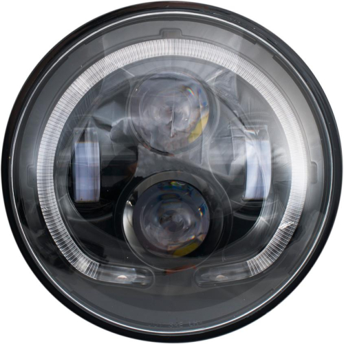 Rivco Products - Rivco Products 7in. LED Headlight - Black - LED-130B