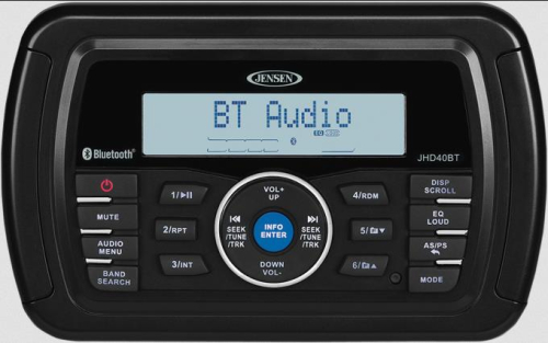 Jensen - Jensen JHD40BT Bluetooth Radio - JHD40BT