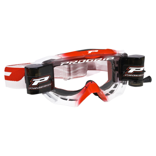Pro Grip - Pro Grip 3200 Venom Goggles with Roll-Off System - PZ3200ROROS - Red - OSFA