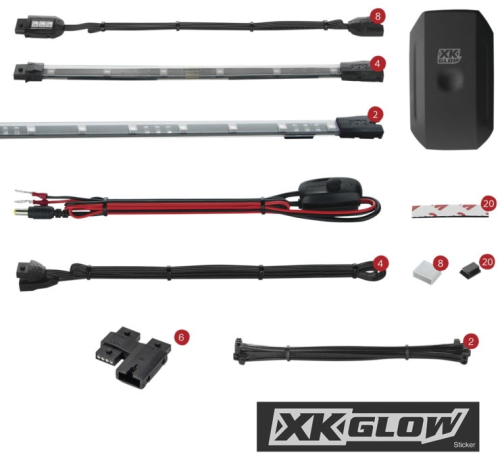 XK Glow - XK Glow Snowmobile Accent LED Light Kit - XK-SNOW-STA
