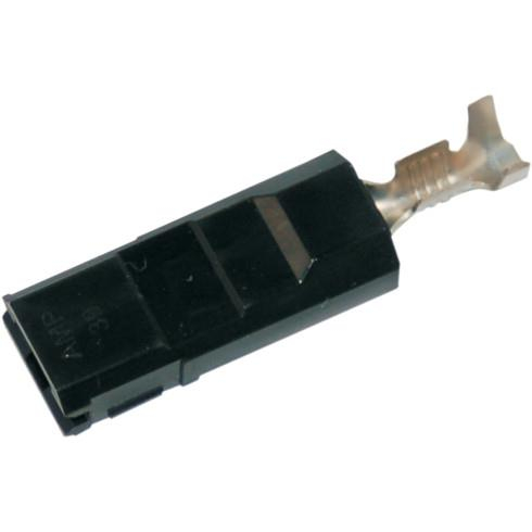 Namz - Namz OEM Type Connectors - AMP .25in. Female Black Socket Housing with Terminal - 20pk - NHD-77290-94