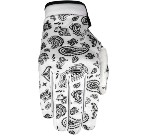 Saints of Speed - Saints of Speed Street Gloves - WS-L-WB - White - Large