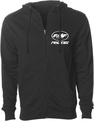 FMF Racing - FMF Racing Race Zip Fleece Hoody - HO9122900-BLK-MD - Black - Medium