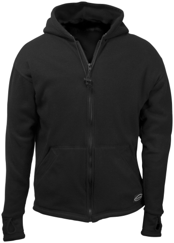 Schampa - Schampa Fleece Lined Zip Hoody - FLHZ01-3 - Black - Large