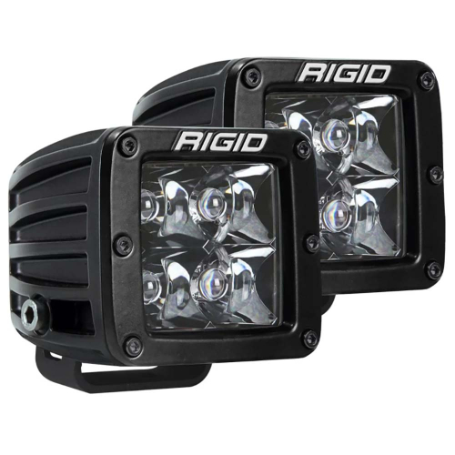 RIGID Industries - RIGID Industries D-Series Pro Dually Spot Surface Mount Pair - Midnight Edition