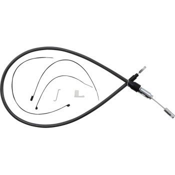 Magnum - Magnum Alternate Length Black Pearl Quick Connect Braided Upper Clutch Cable - 36in. - 42342HE