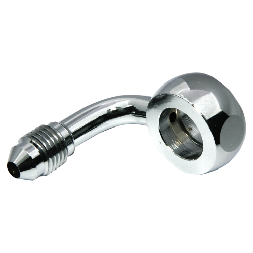 Magnum - Magnum 7/16in. Banjo X AN-3 Brake Line Fitting - 90 Deg. - Chrome - 1703-56