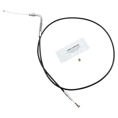 Barnett - Barnett Black Vinyl Idle Cable (+6in.) - 101-30-40038-06