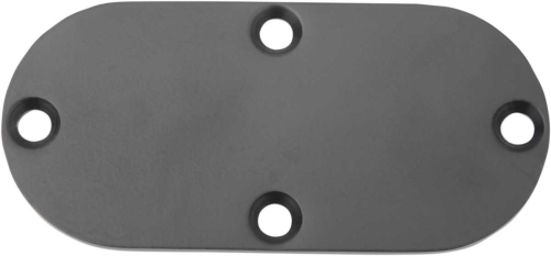 Drag Specialties - Drag Specialties Steel Primary Chain Inspection Cover - Flat Black - 1107-0376