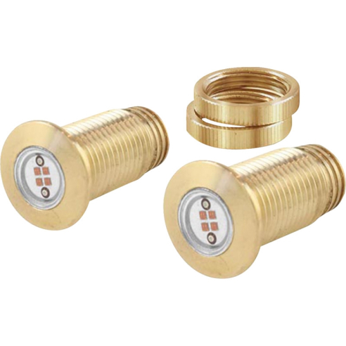 Paul Yaffe Originals - Paul Yaffe Originals Bag Bolts Taillight Kit with Lightning Bolts - Brass - PYO:BB-LB-BR