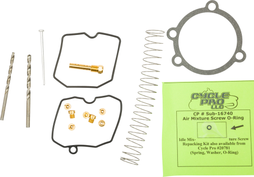 Cycle Pro - Cycle Pro CV Carb Recalibration Kit - 16740