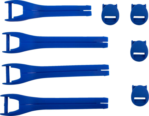 Moose Racing - Moose Racing Qualifier Boot Strap Kit - Blue - 7-9 - 3430-1015