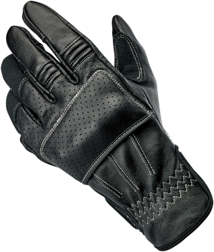 Biltwell Inc. - Biltwell Inc. Borrego Gloves - 1506-0104-301 - Black/Cement - X-Small