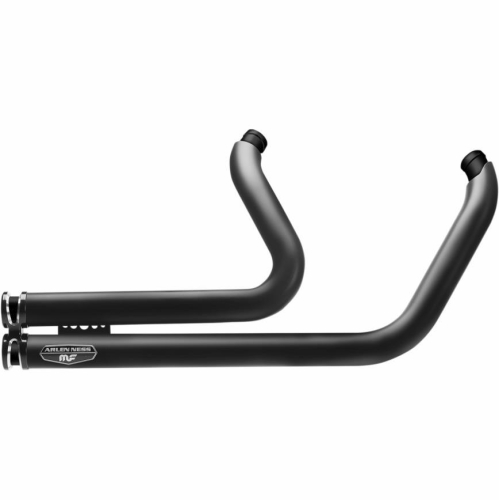 Arlen Ness - Arlen Ness Lowdown 2-Into-2 Exhaust System - Black - 7212404