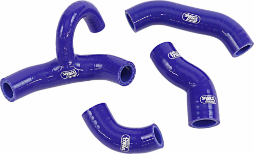 Moose Racing - Moose Racing OEM Fit Radiator Hose Kit - 4 Piece - Blue - HUS62-BL