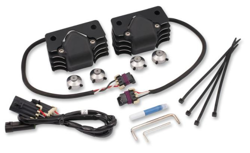Accel - Accel Stealth Supercoil - Black with Polished Fins - 140414B