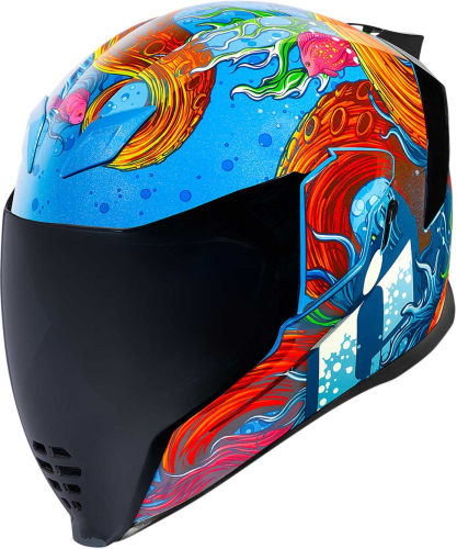Icon - Icon Airflite Inky Helmet - 0101-12053 - Blue - Medium