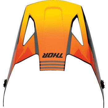 Thor - Thor Visor Kit for Sector 2 Carve Helmet - Charcoal/Orange - 0132-1662