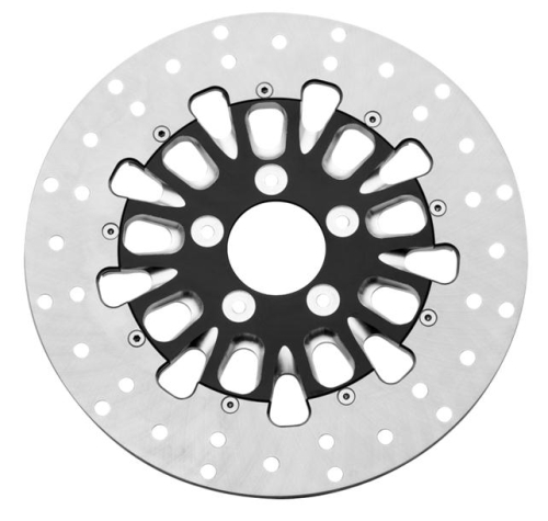 RSD - RSD Domino 11.5in. Two-Piece Brake Rotor - Contrast-Cut - 0133-1523DOMSBM