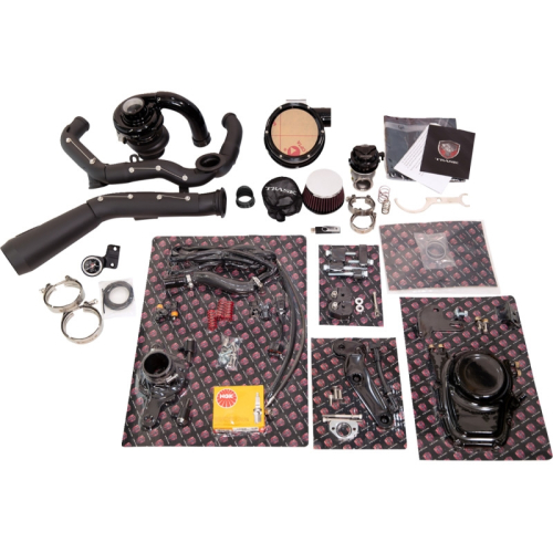 Trask Performance - Trask Performance Tornado Turbo Performance Kit - Black with Black Exhaust - TM-7600-BK