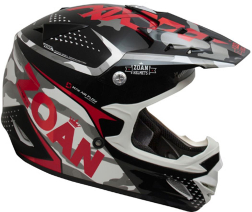 Zoan - Zoan MX-2 Sniper Graphics Youth Helmet - 021-501 - Red - Medium