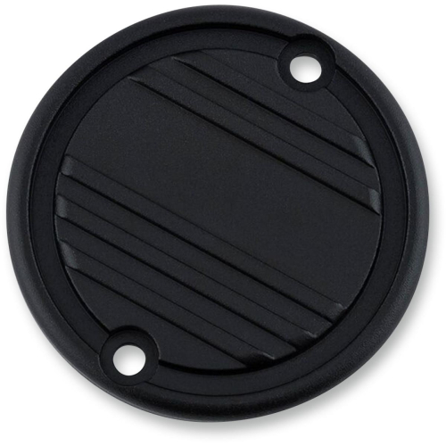 British Customs - British Customs Engine Clutch Badge - Partial Finned - Textured Black - BC805-003-TB