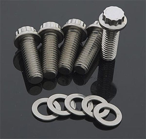 Performance Machine - Performance Machine 12 Point Sprocket Bolt Set - Polished - 0109-0053-SS