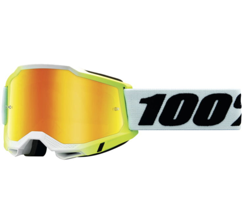 100% - 100% Accuri 2 Dunder Goggles - 50014-00015 - Dunder / Yellow Mirror Lens - OSFM