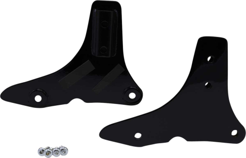 Drag Specialties - Drag Specialties Side Plates - Black - 1504-0063