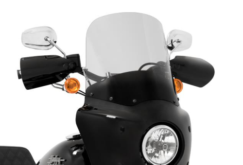 Memphis Shades - Memphis Shades Windshield for Road Warrior Fairing - 17in. - Ghost - MEP87008