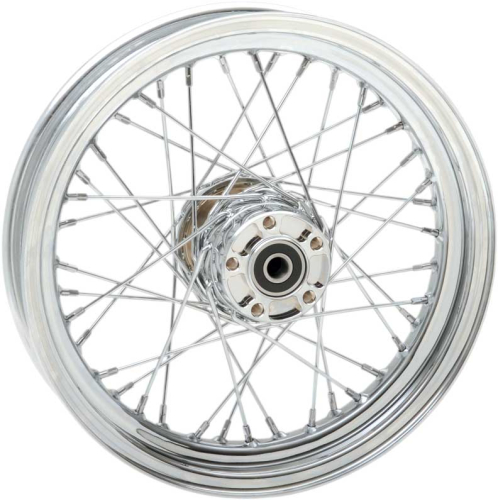 Drag Specialties - Drag Specialties Laced 40 Spoke Rear Wheel - 16x3 - Chrome - 0204-0423