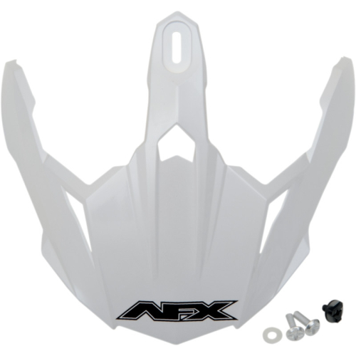 AFX - AFX Peak with Screws for FX-39DS Dual Sport Helmets - Pearl White - 0132-0574
