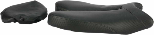 Saddlemen - Saddlemen Gel-Channel Track - CF One-Piece Solo Seat with Rear Cover - 0810-Y117