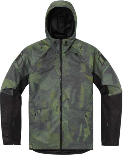 Icon - Icon Airform Battlescar Jacket - 2820-5484 - Green - 3XL