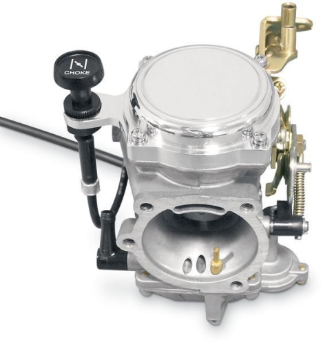 Yost Performance - Yost Performance CV Carburetor Top Cover - Smooth with Choke Cable Bracket - YCCB-NL