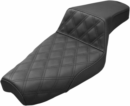 Saddlemen - Saddlemen Step-Up Front Lattice Stitch Seat - Black - 879-03-172
