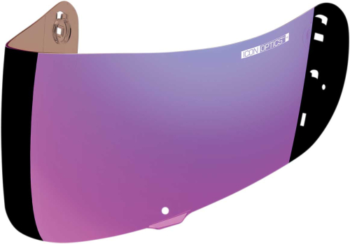 Icon - Icon Optics Tarcshield for For Airframe Pro and Aimada Helmets - Purple - 0130-0648