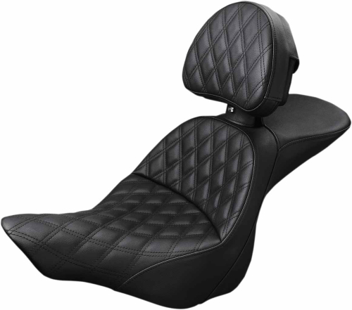 Saddlemen - Saddlemen Explorer LS Touring Seat with Backrest - 813-27-030LS