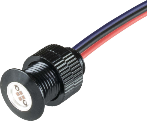 Bagger Nation - Bagger Nation Lightning Bolts Led Light - Red - Black - BOLTS-BRK-B