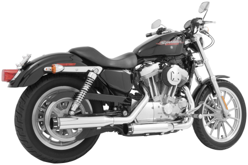 Freedom Performance - Freedom Performance 3 1/4in. Signature Slip-Ons - Chrome/Black Tips - HD00198