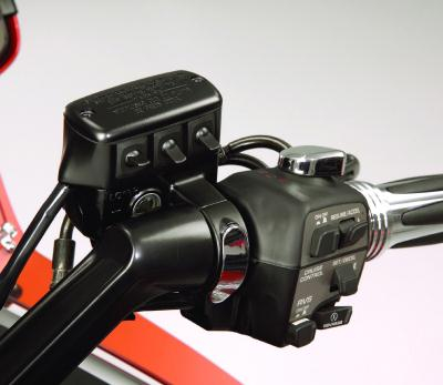 Show Chrome - Show Chrome Clutch Side LED Switch Block Assembly - Matte Black - 52-705LMA