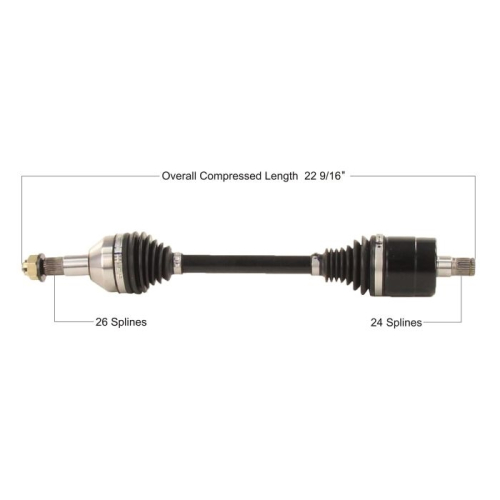 TYTANEUM - TYTANEUM Heavy Duty CV Axle - CAN-6076HD