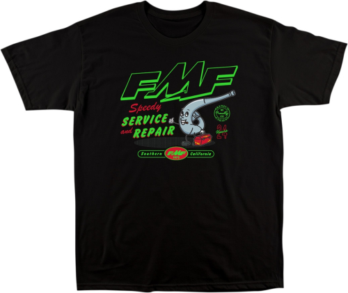 FMF Racing - FMF Racing Expert Service Youth T-Shirt - HO21218900BKSM - Black - Small