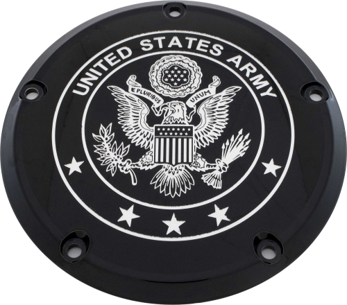 Custom Engraving LTD - Custom Engraving LTD Patriotic Derby Cover - Army - Black - ARM02-46BG