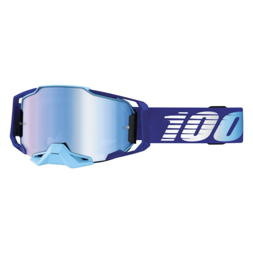 100% - 100% Armega Royal Essential Goggles - 50005-00004 - Royal Essential/Blue/White / Blue Lens - OSFM