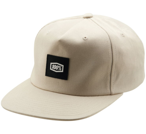 100% - 100% Lincoln Snapback Hat - 20088-289-01 - Stone - OSFA