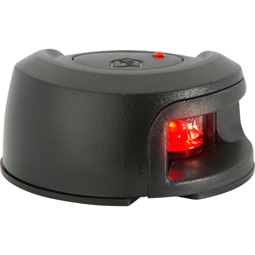 Attwood Marine - Attwood LightArmor Deck Mount Navigation Light - Black Composite - Port (red) - 2NM