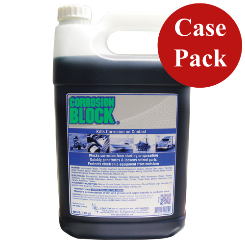 Corrosion Block - Corrosion Block Liquid 4-Liter Refill - Non-Hazmat, Non-Flammable &amp; Non-Toxic *Case of 4*